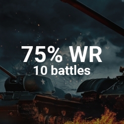 10 battles (WR 75%)