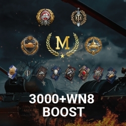 25 battles (3000+ WN8)